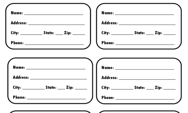 Luggage Tag Template - 1 Free Templates In Pdf, Word, Excel in Luggage Tag Template Word
