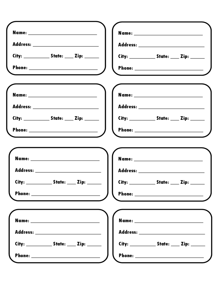 Luggage Tag Template – 1 Free Templates In Pdf, Word, Excel In Luggage Tag Template Word