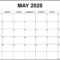 May 2020 Calendar | Free Printable Monthly Calendars with regard to Full Page Blank Calendar Template