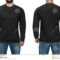 Men In Blank Black Pullover, Front And Back View, White Intended For Blank Black Hoodie Template