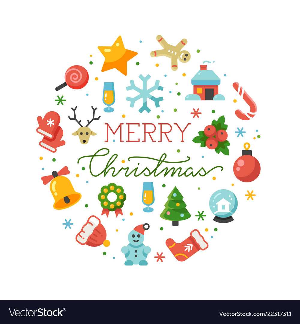 Merry Christmas Round Banner Template With Regarding Merry Christmas Banner Template