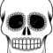 Mexican Sugar Skull Template Stock Vector – Illustration Of Pertaining To Blank Sugar Skull Template