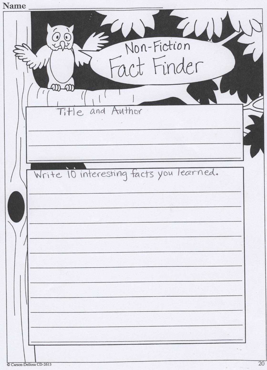 Ms. Hill's Fifth Grade / Non Fiction Book Report Forms With Nonfiction Book Report Template