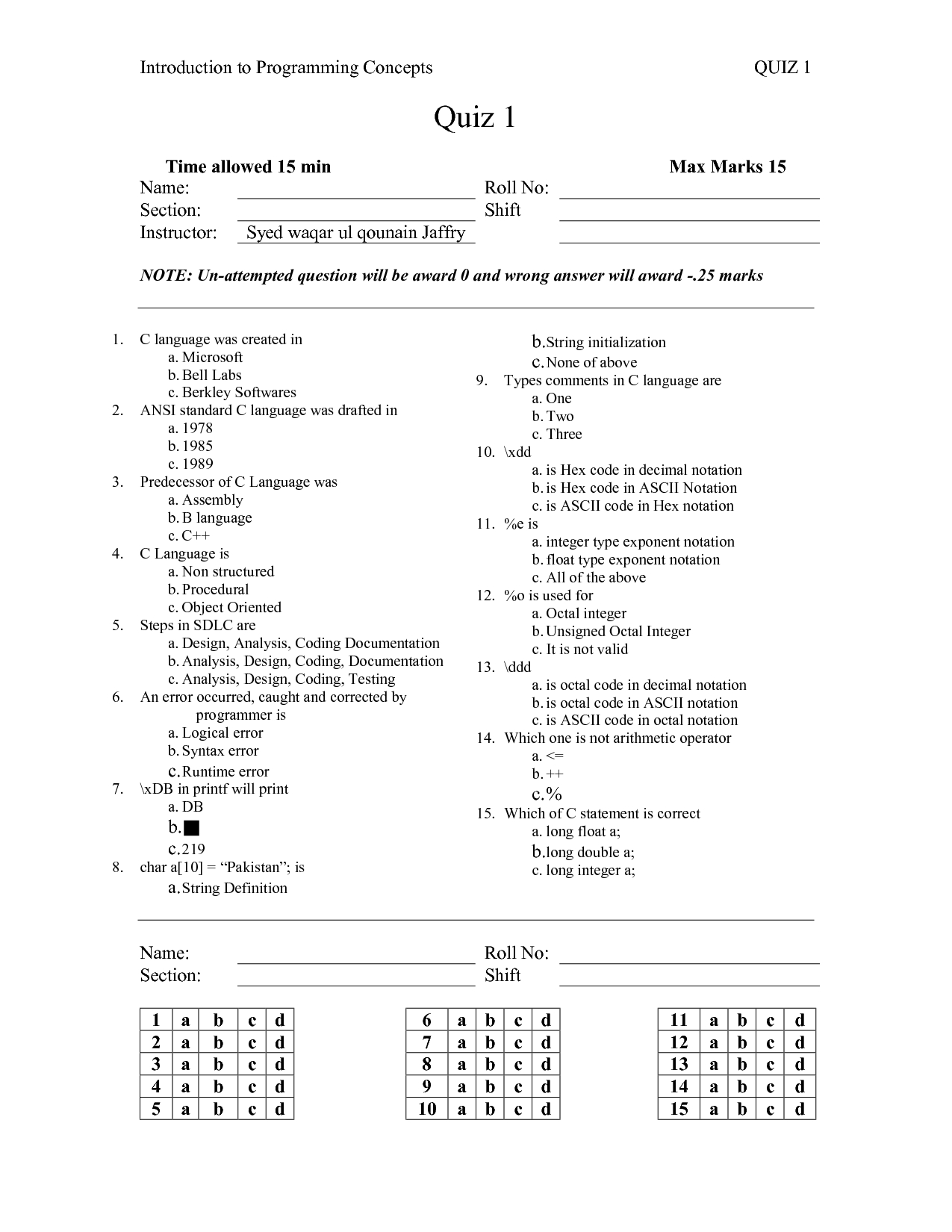 Multiple Choice Exam Template – Milas.westernscandinavia With Regard To Test Template For Word