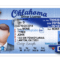 Oklahoma Driver License Template Intended For Blank Drivers License Template
