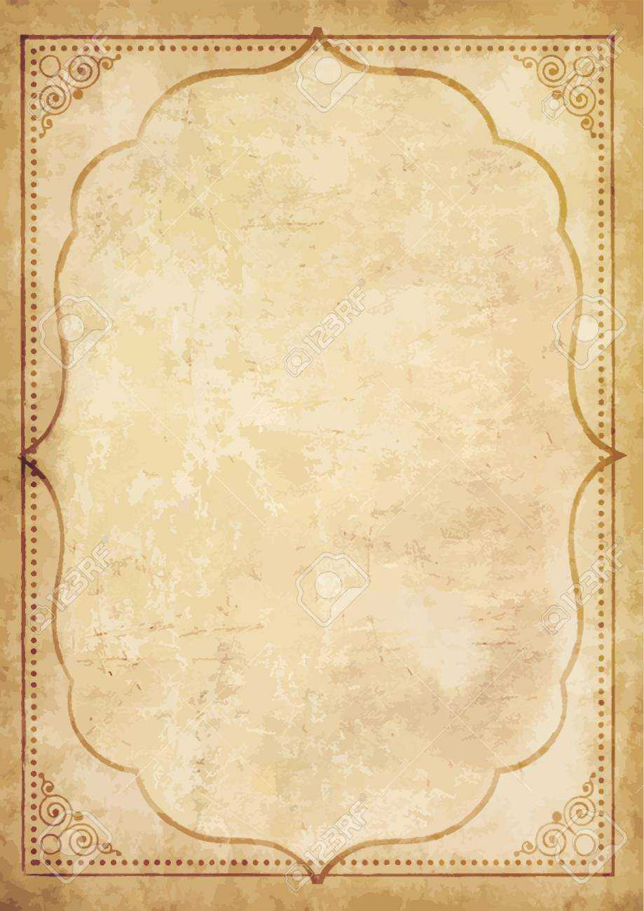 Old Letter Paper Template – Milas.westernscandinavia Within Blank Old Newspaper Template