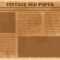 Old Newspaper Free Vector Art - (1,681 Free Downloads) with Old Blank Newspaper Template