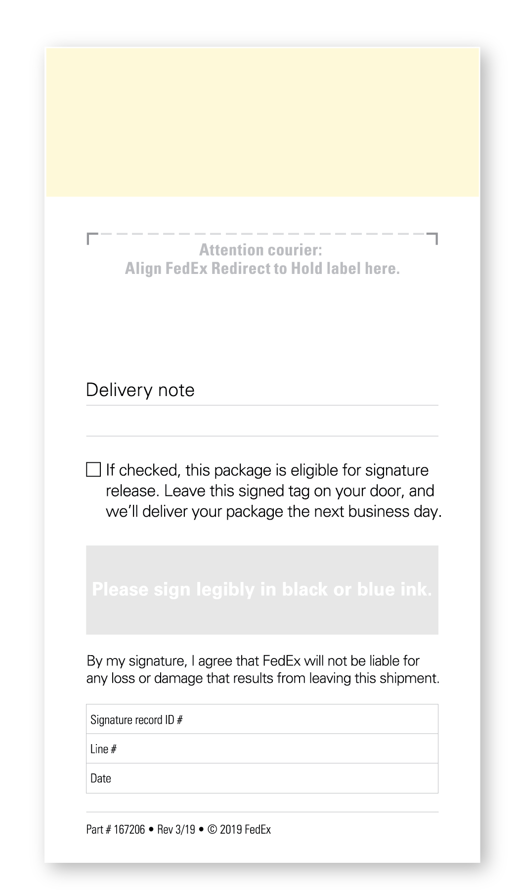 Pickup And Delivery Service Options | Fedex With Regard To Fedex Label Template Word