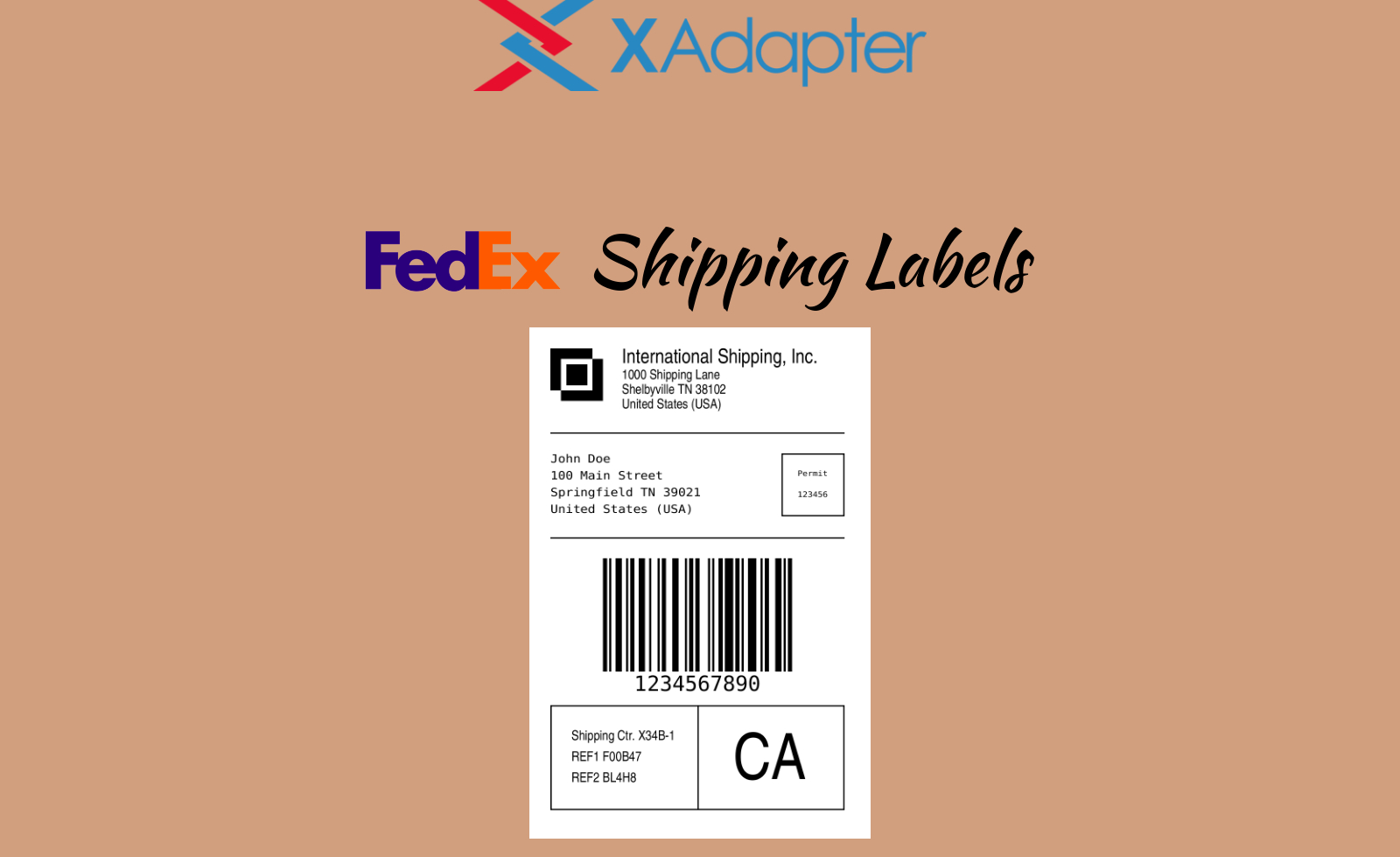 Print Woocommerce Fedex Shipping Labels In Multiple Sizes With Fedex Label Template Word