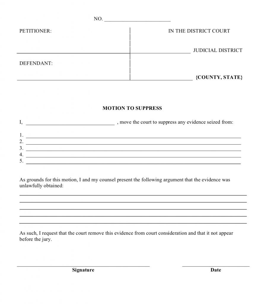 Printable Legal Forms And Templates | Free Printables With Blank Legal Document Template