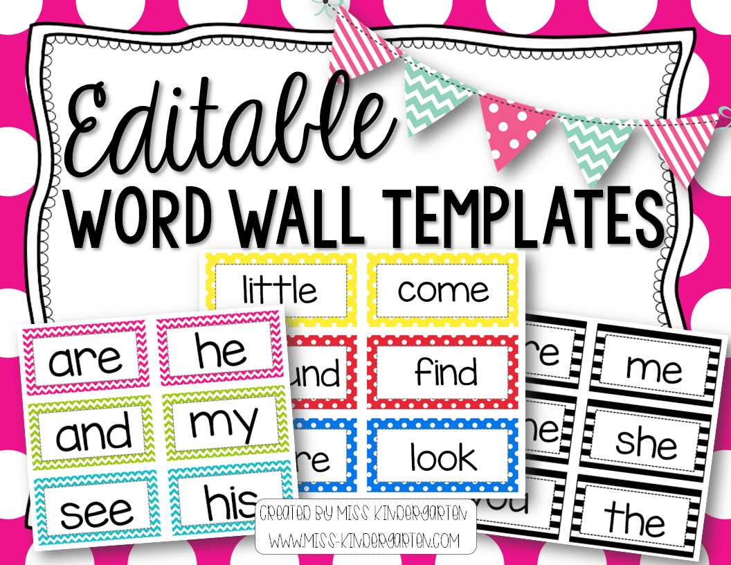 Printable Portable Word Wall Template – Gubel In Blank Word Wall Template Free