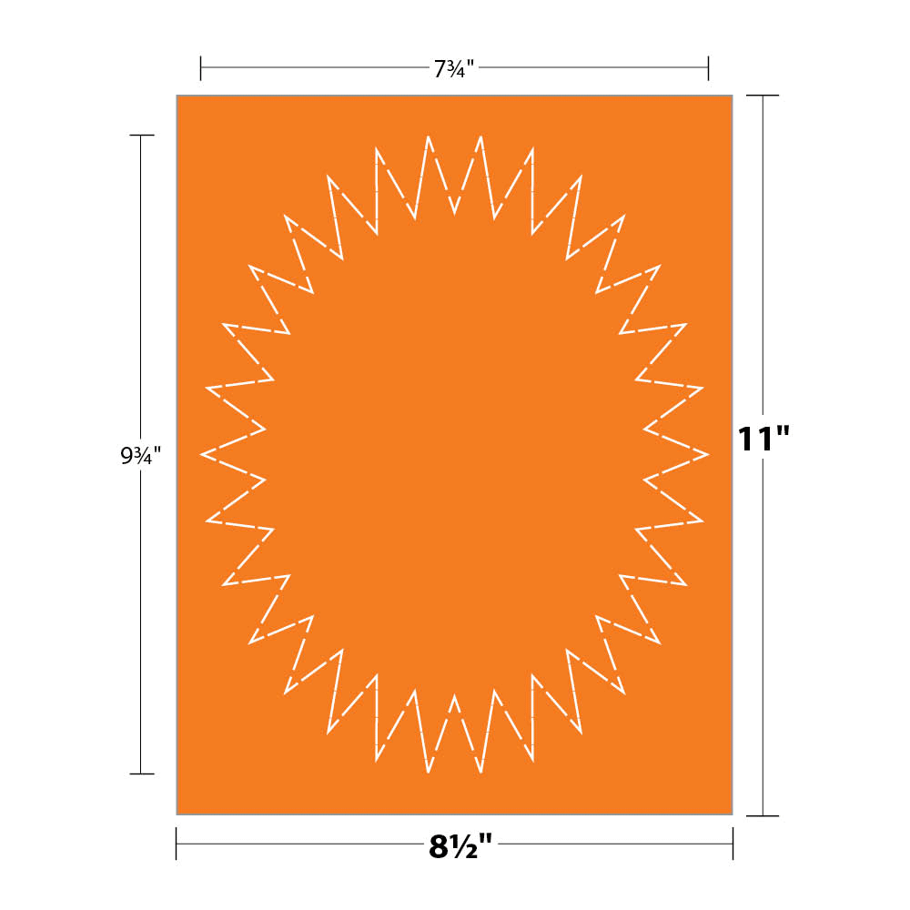 Printable Starburst Shape – Bittersweet – Cover | Blanks/usa Pertaining To Blanks Usa Templates