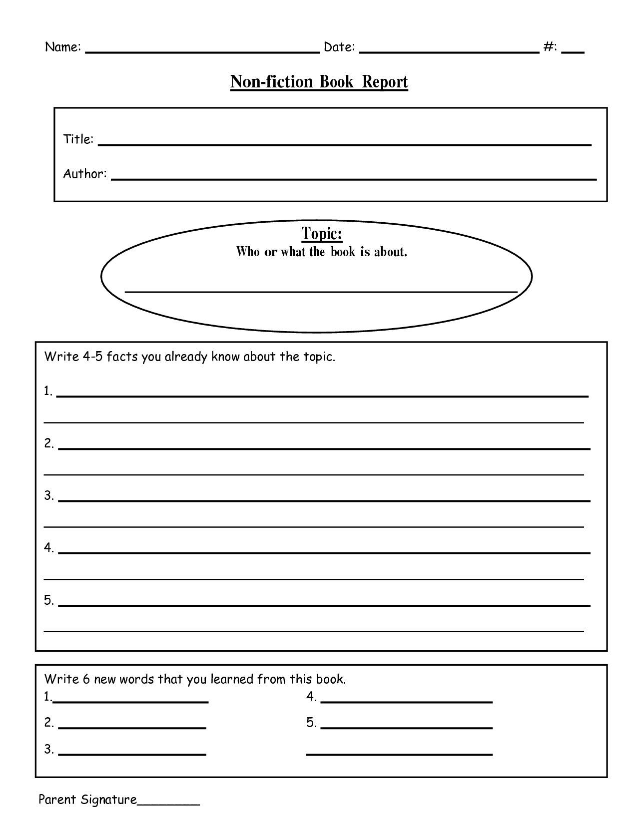 Research Paper Free Grader 3Rd Grade Writing Floss | Ceolpub In Book Report Template 6Th Grade