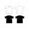 Set Of Blank V Neck T Shirt Design Template Hand Drawn Vector.. Within Blank V Neck T Shirt Template
