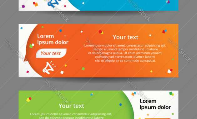 Set Of Web Banner Templates with Free Website Banner Templates Download