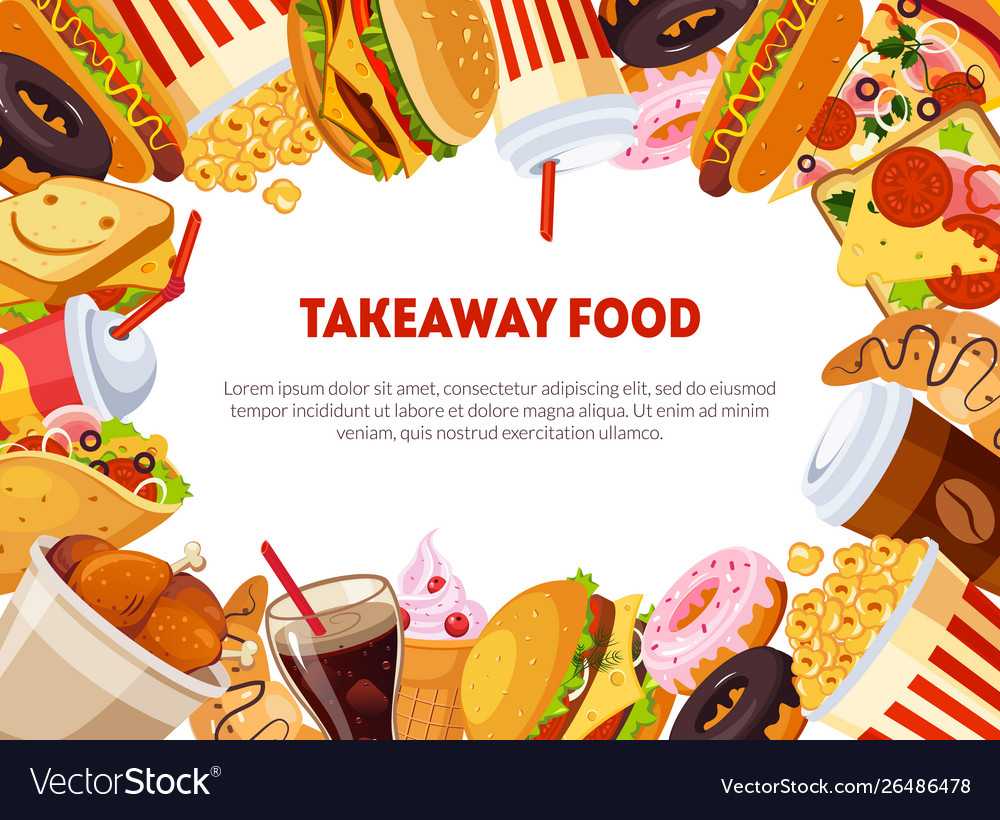 Takeaway Food Banner Template With Delicious Fast Within Food Banner Template