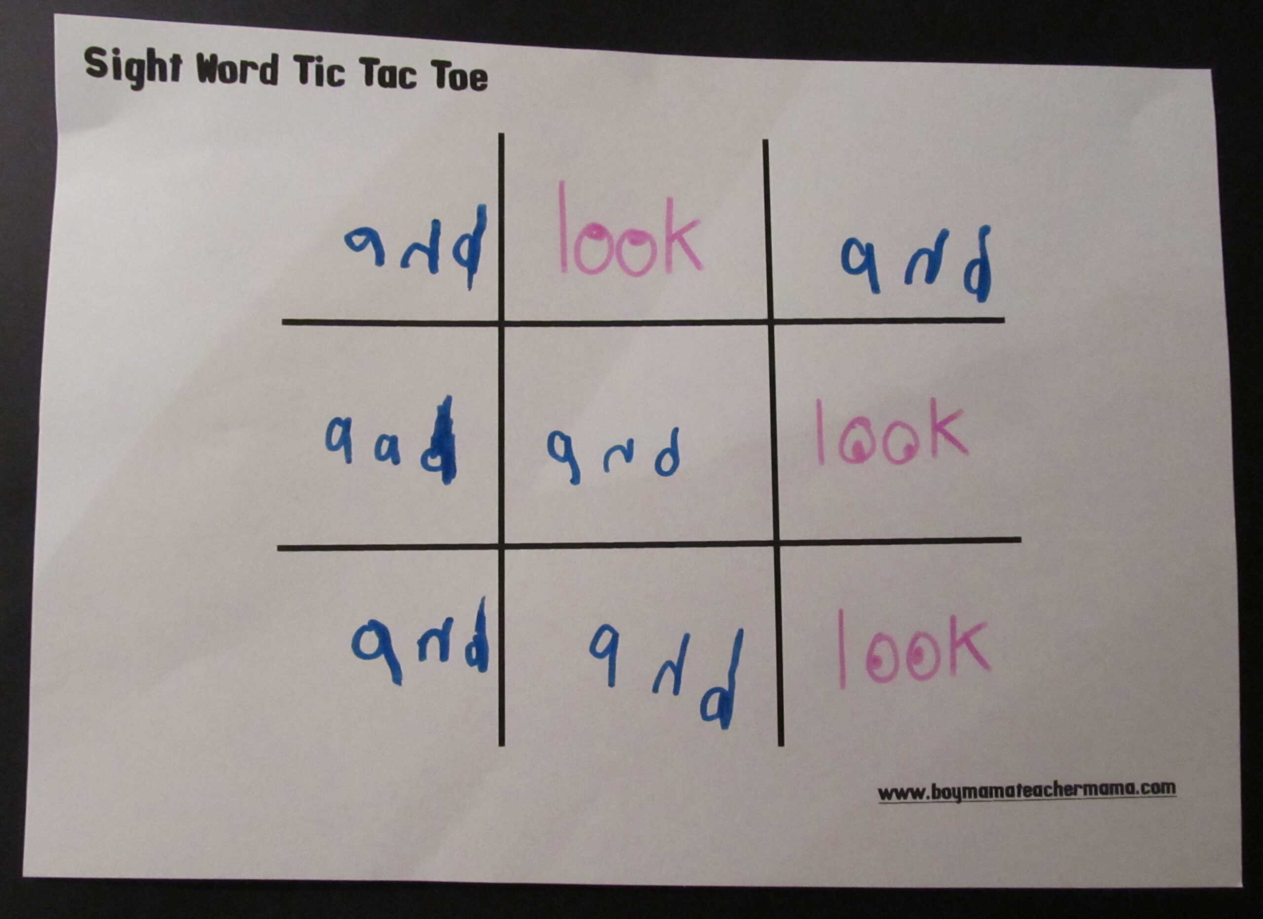 Tic Tac Toe Worksheets | Printable Worksheets And Activities With Tic Tac Toe Template Word