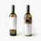 Two Wine Bottles With Blank Labels. Template For Placing Your.. Pertaining To Blank Wine Label Template