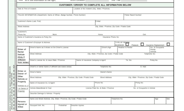 Vehicle Accident Report Template - Fill Online, Printable for Vehicle Accident Report Form Template