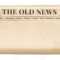Vintage Newspaper Template. Folded Cover Page Of A News Magazine In Old Blank Newspaper Template