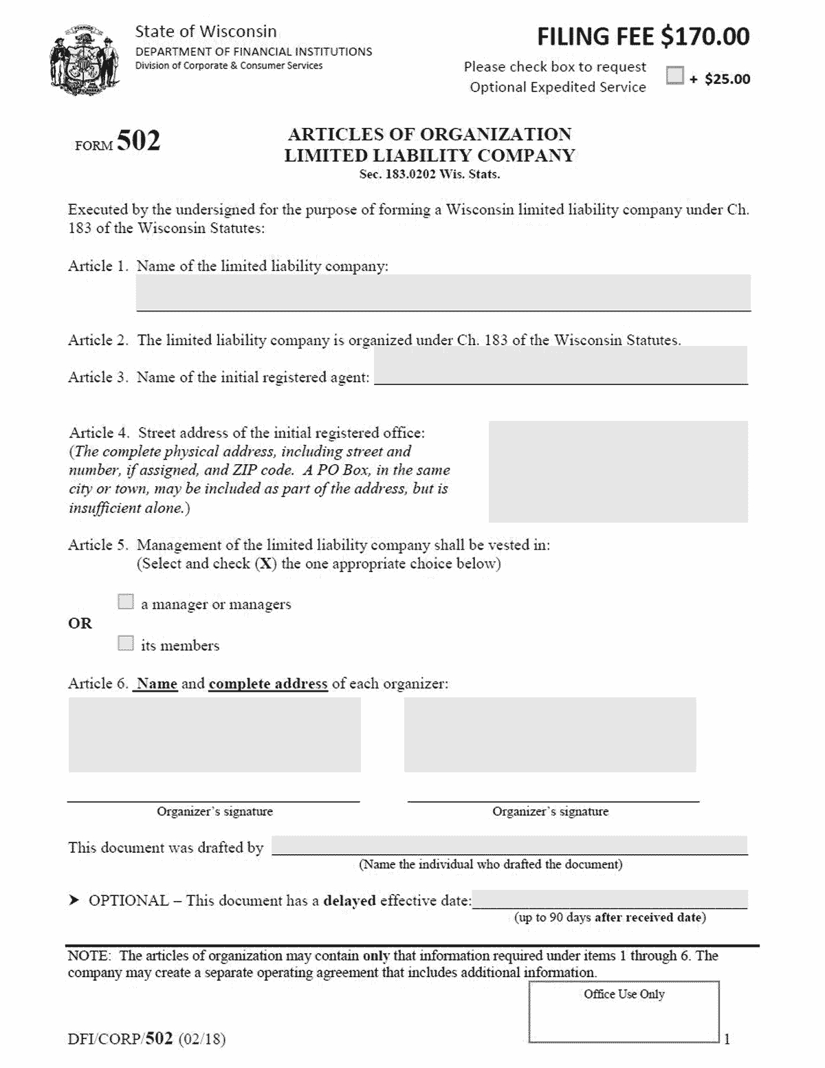 Wisconsin Llc – How To Form An Llc In Wisconsin Inside Llc Annual Report Template