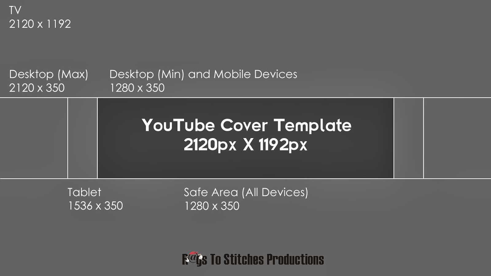 Youtube Banner Template Size Regarding Youtube Banner Size Template